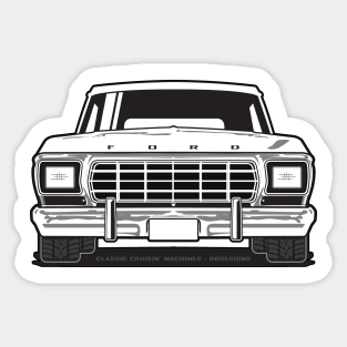 1979 Ford Truck / Bronco dentside Grille Plain Sticker